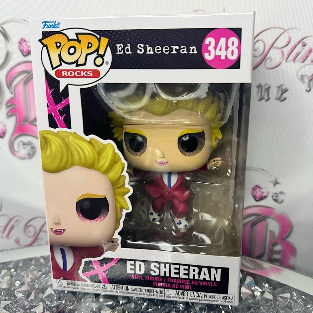 Ed Sheeran Funko pop rocks 348 singer new in box decor action figure singer